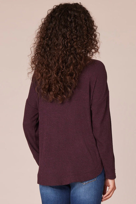 Cowl Neck Knit Tunic