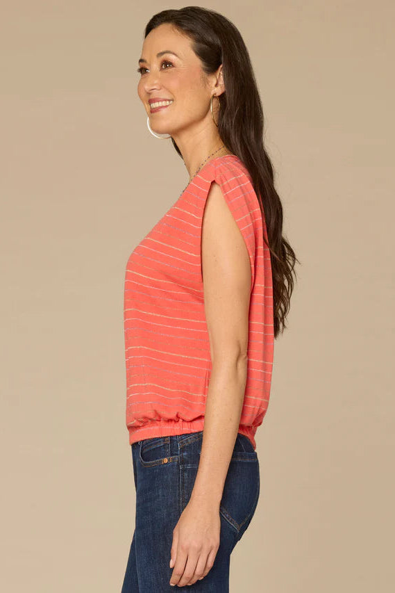 Origami Cap Sleeve Shirt