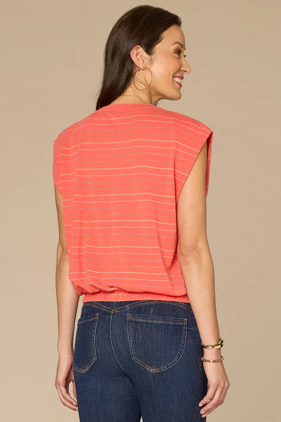 Origami Cap Sleeve Shirt