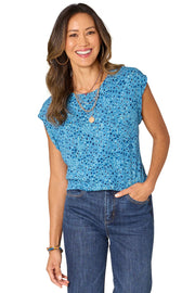Democracy Flocked Print Tank