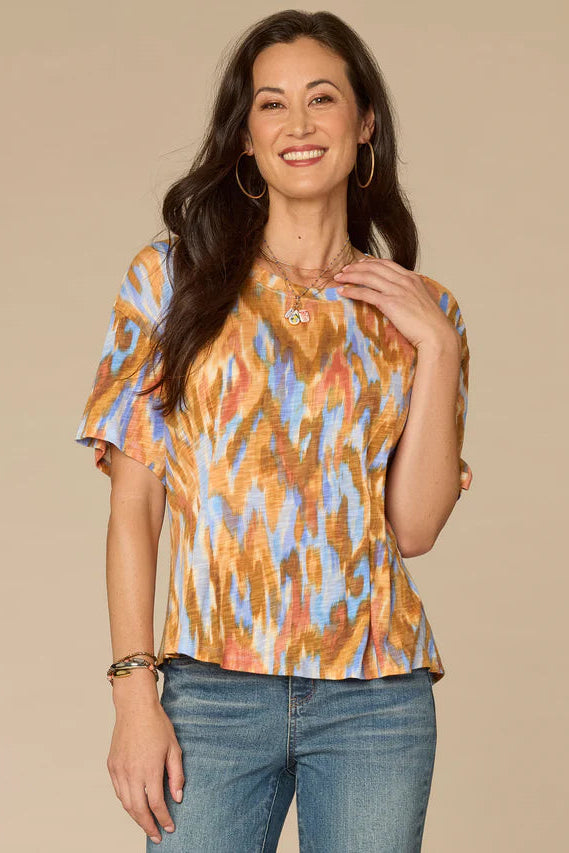 Scoop Neck Tie Dye Tee