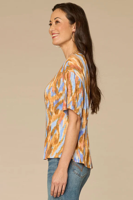 Scoop Neck Tie Dye Tee