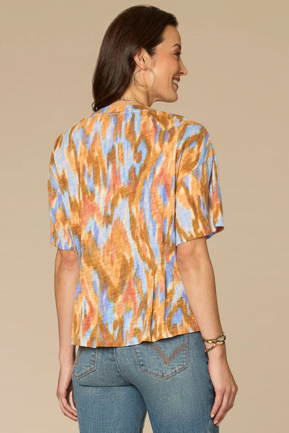 Scoop Neck Tie Dye Tee