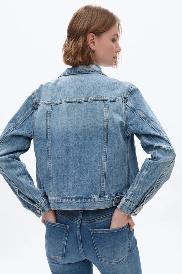 Distressed Denim Jacket