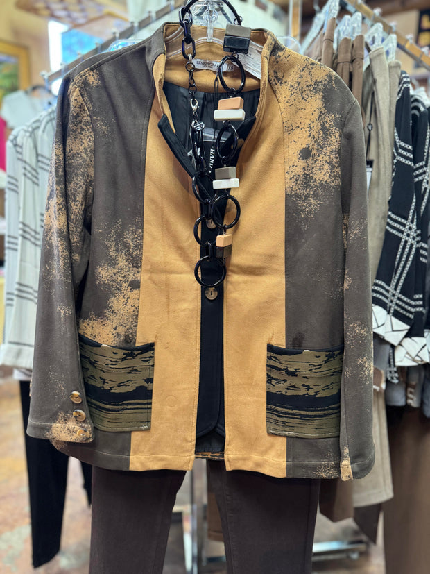 Handprinted blazer
