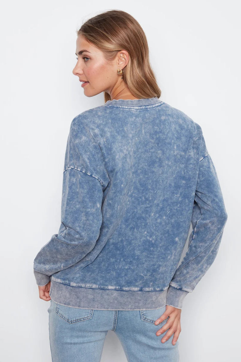 Long Sleeve Embroidered Sweatshirt
