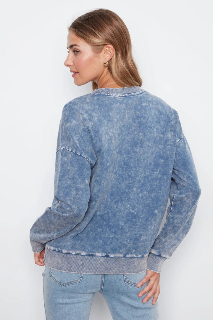Long Sleeve Embroidered Sweatshirt
