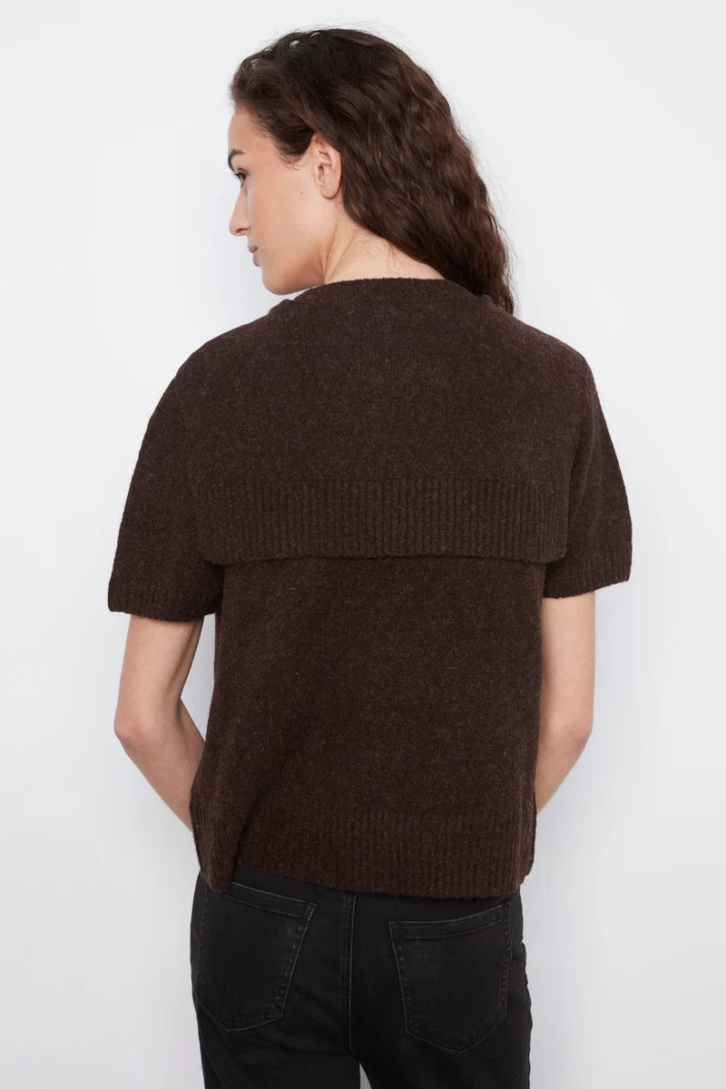 Short Sleeve Crew Neck Sweater