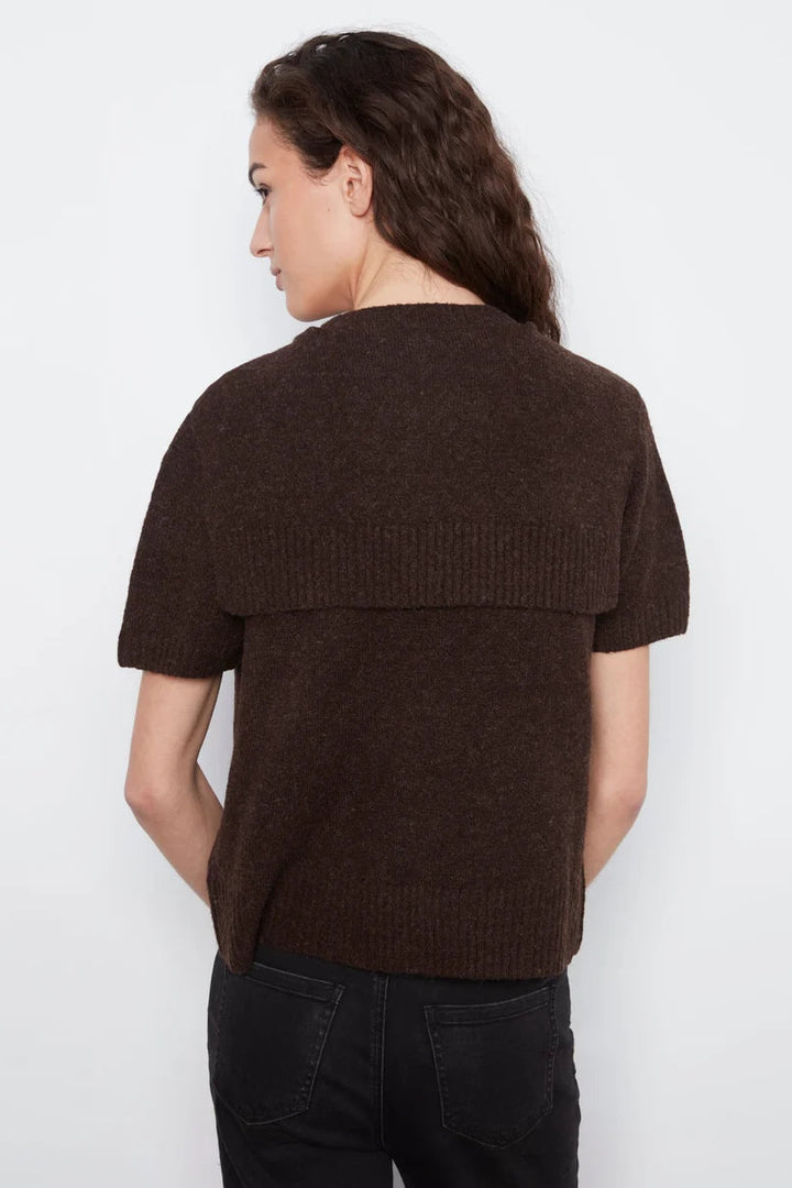 Short Sleeve Crew Neck Sweater