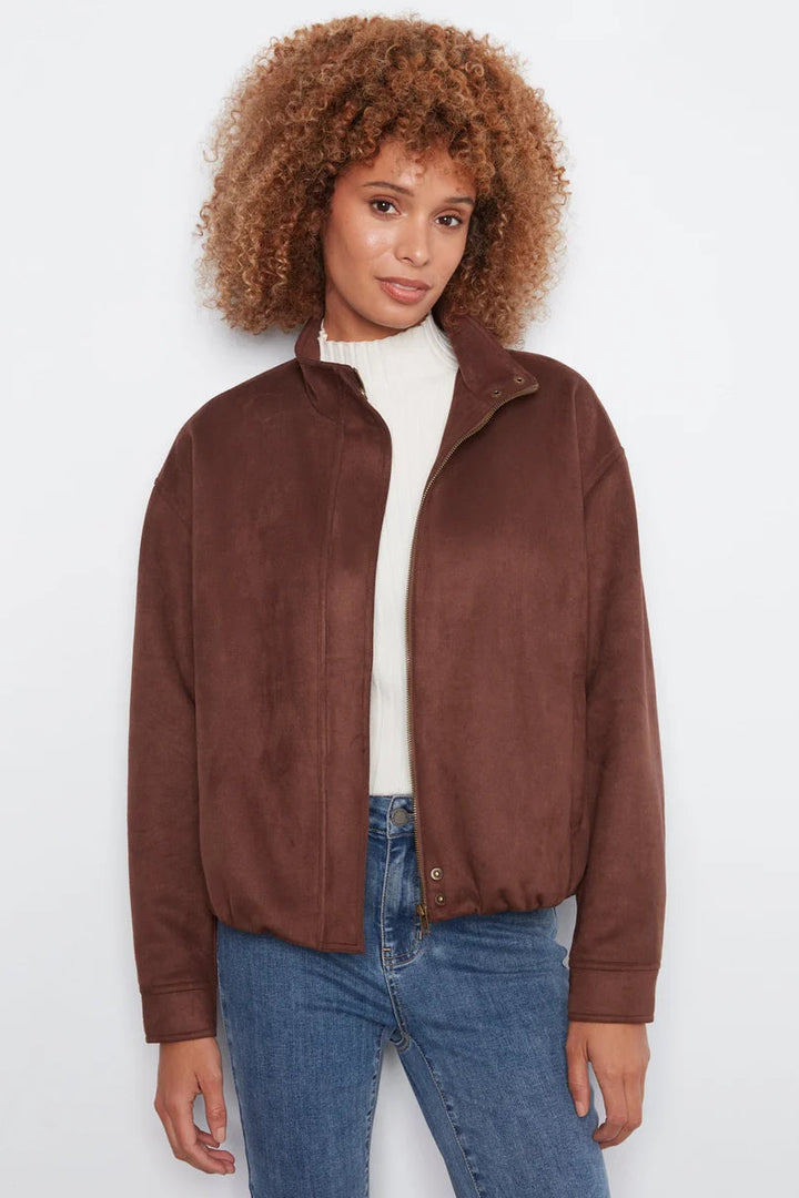 Faux Suede Jacket