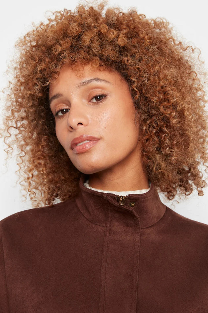 Faux Suede Jacket