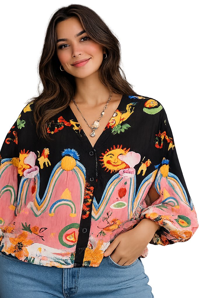 Mykonos Top in Black