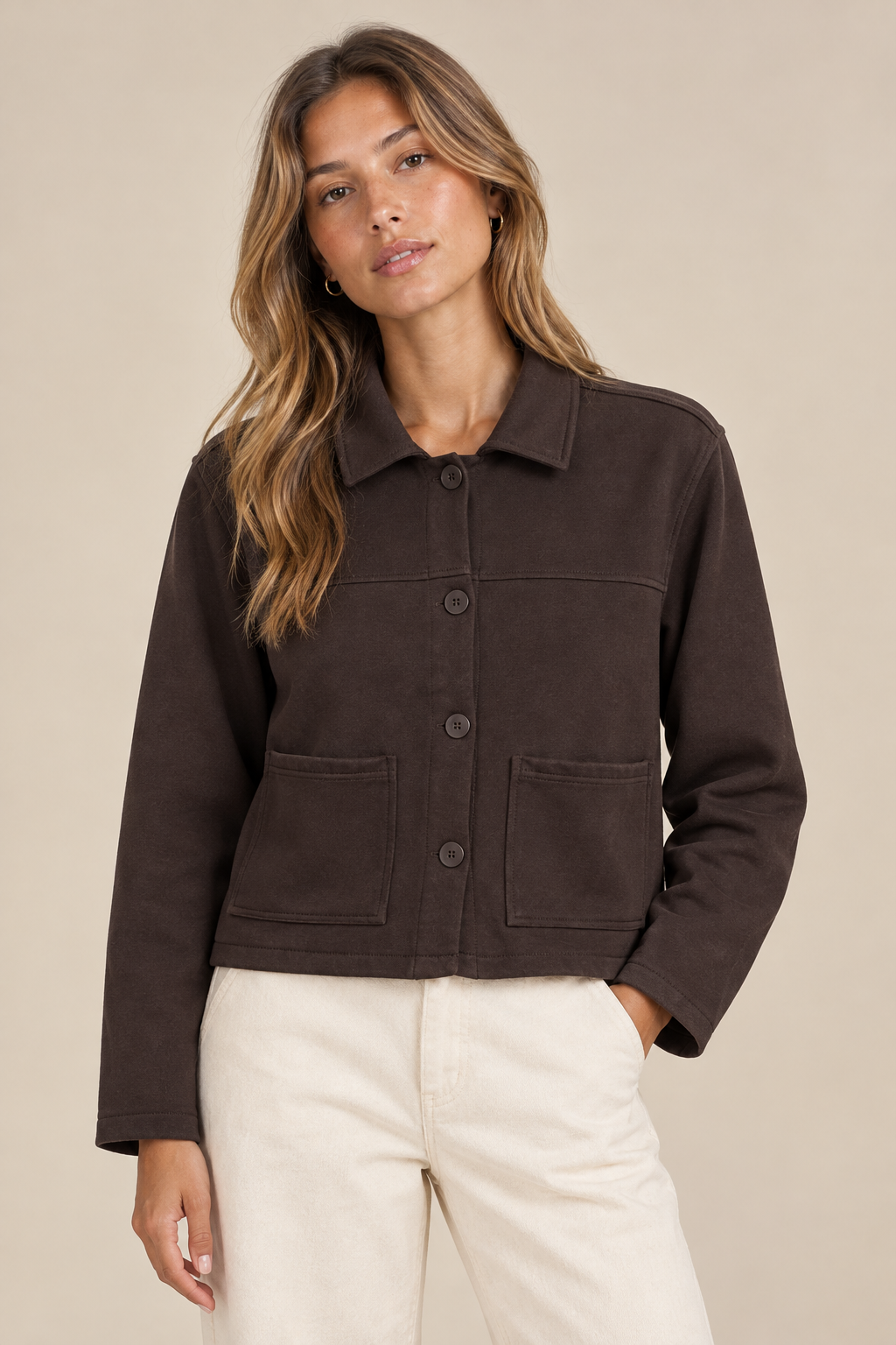 Barn Jacket in Chocolate Brown