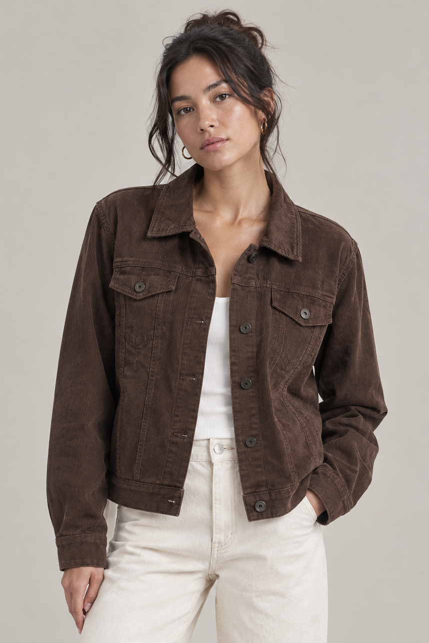 Corduroy Jean Style Jacket