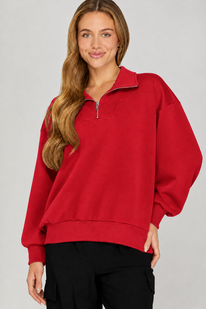 Quarter Zip Sweatshirt
