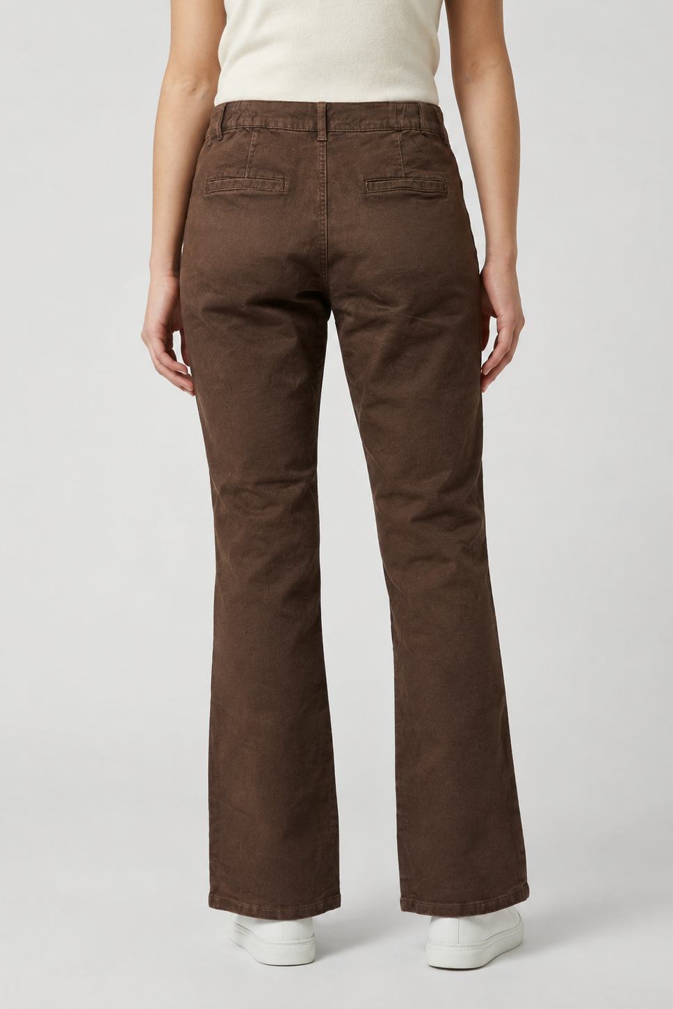 Twill Chino in Hot Fudge