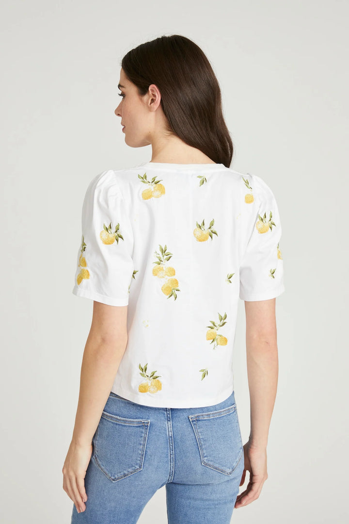 Limoncello Flutter Sleeve Top