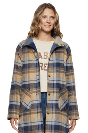 Aneta Reversible Flannel Shirt Jacket