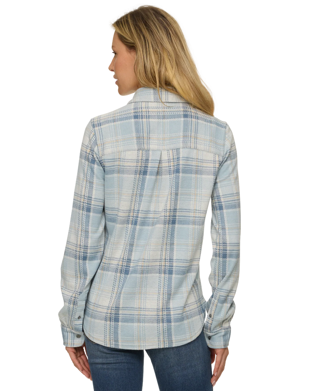 Beatrice Long Sleeve Flannel Knit Shirt