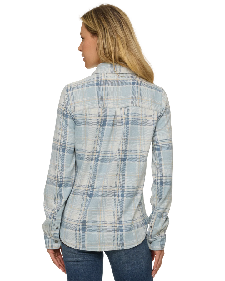 Beatrice Long Sleeve Flannel Knit Shirt