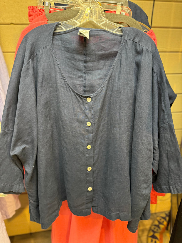 Button Down Box Top