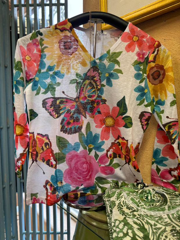 Print Long Sleeve Top
