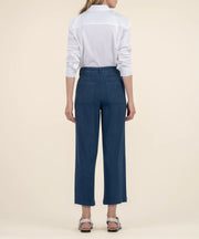 Topaz Wide Leg Pant - Ocean Blue