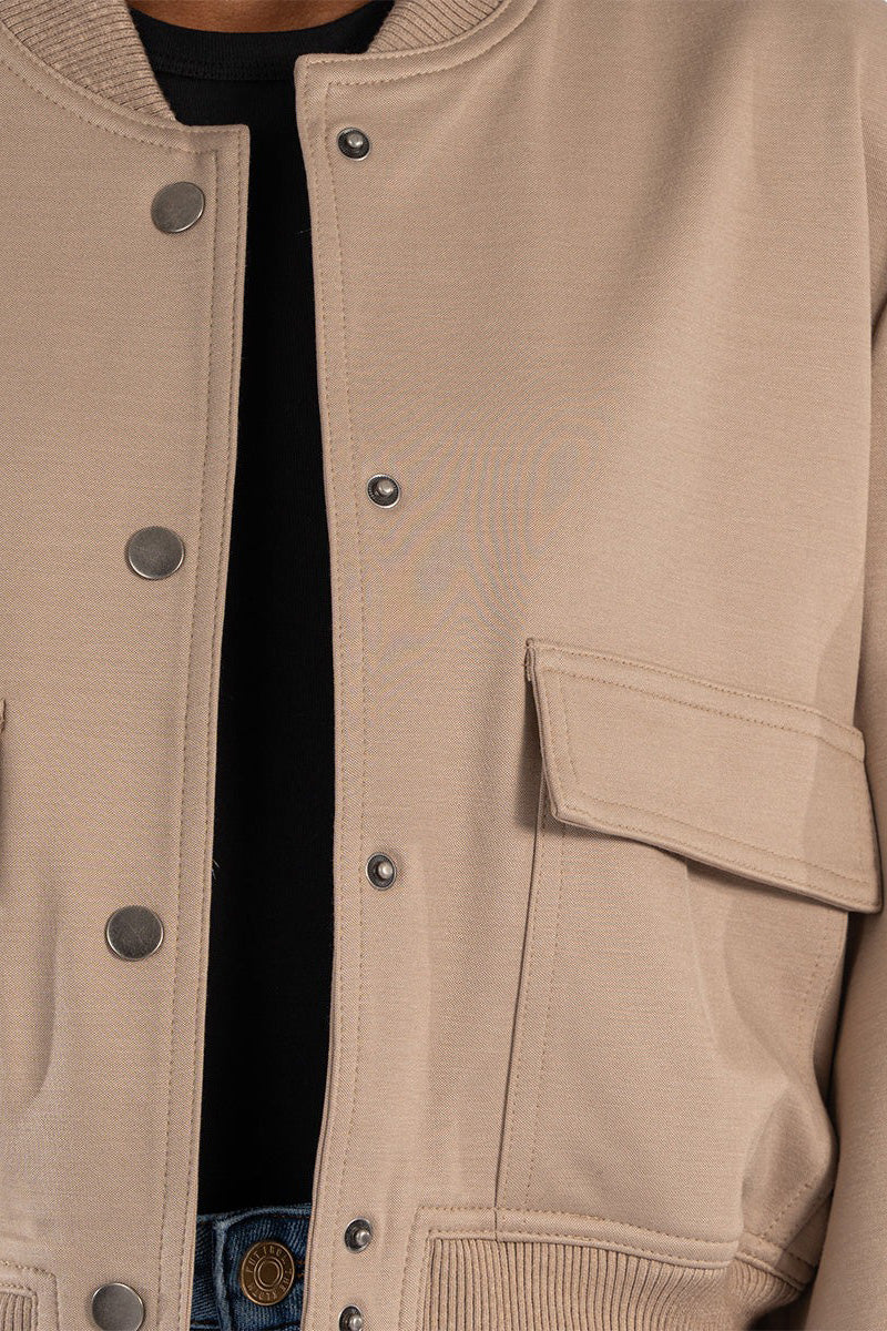 Camilla Twill Bomber Jacket