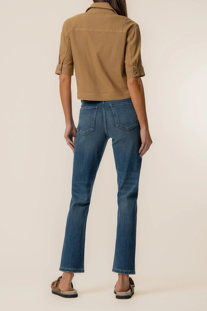 Finley Linen Jacket in Wood