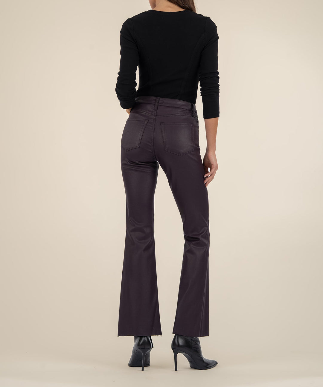 Stella Coated High Rise Flare