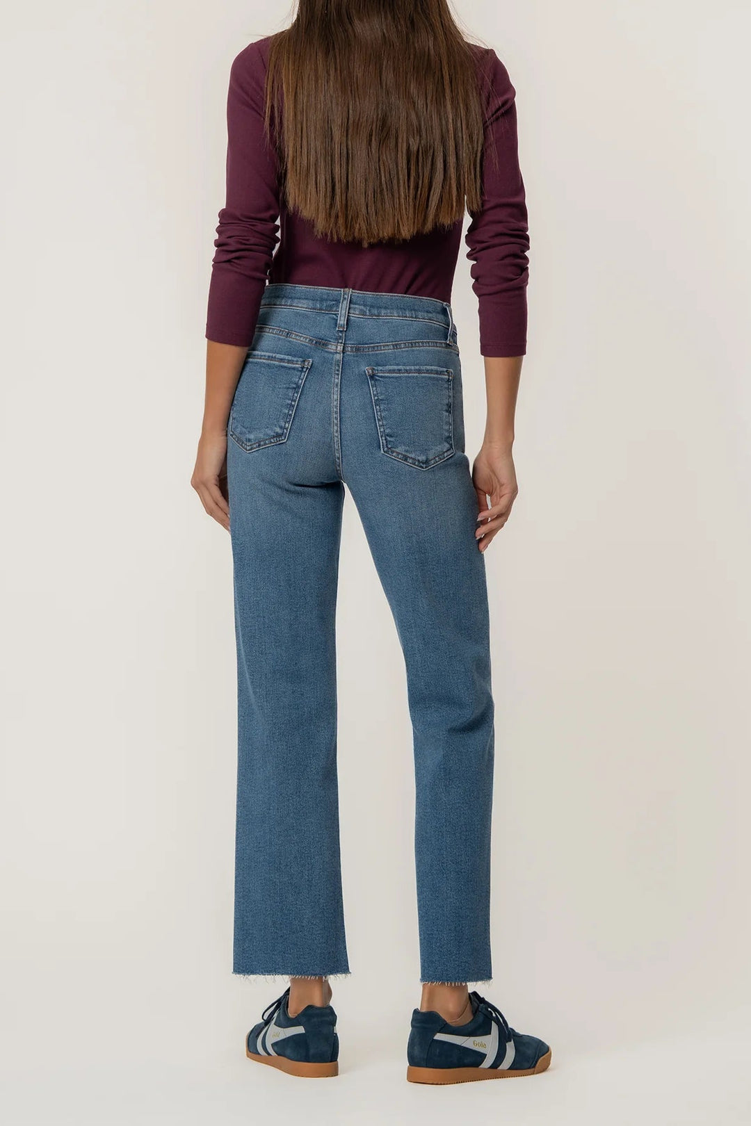 Avery High Rise Easy Straight Leg Jean