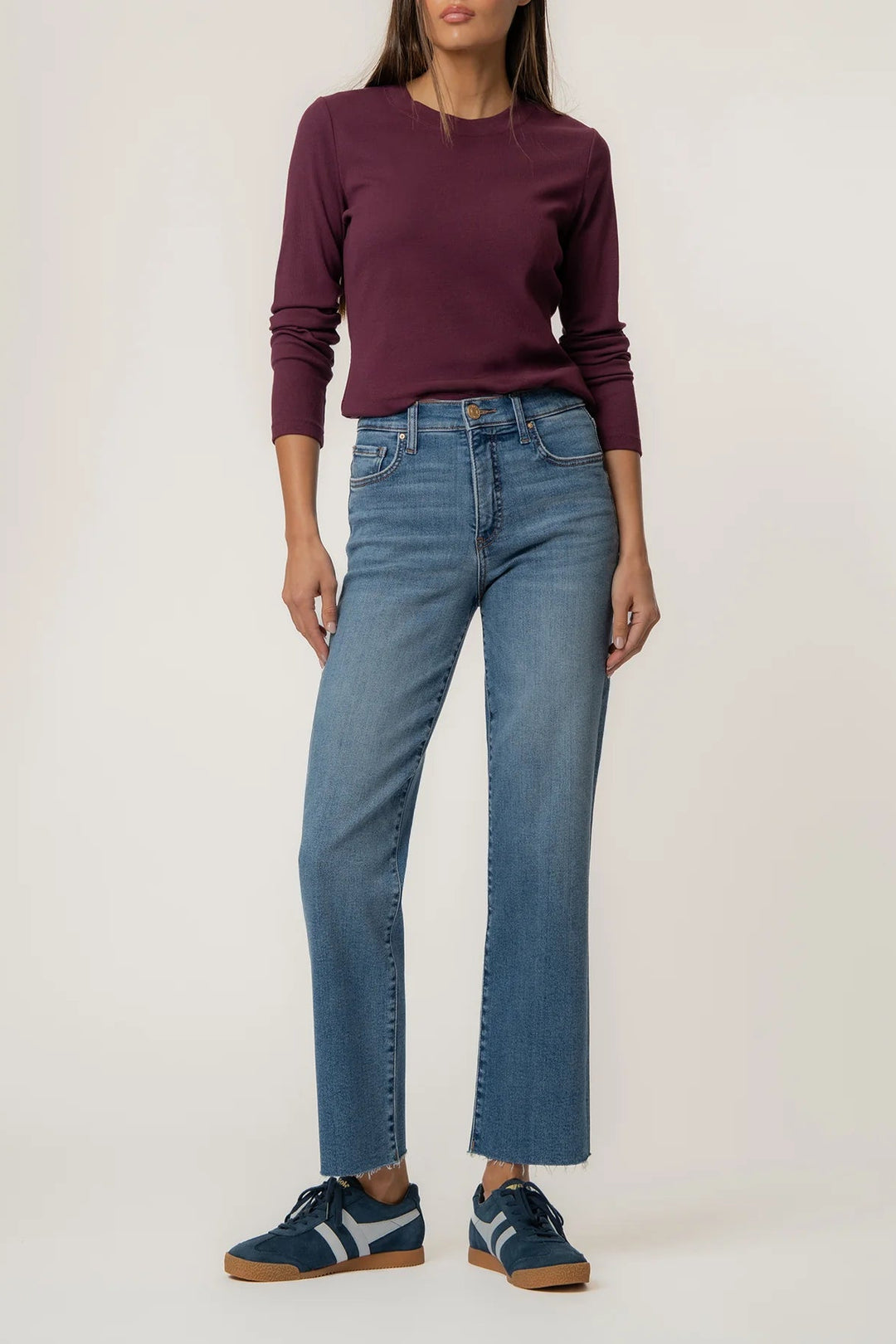 Avery High Rise Easy Straight Leg Jean