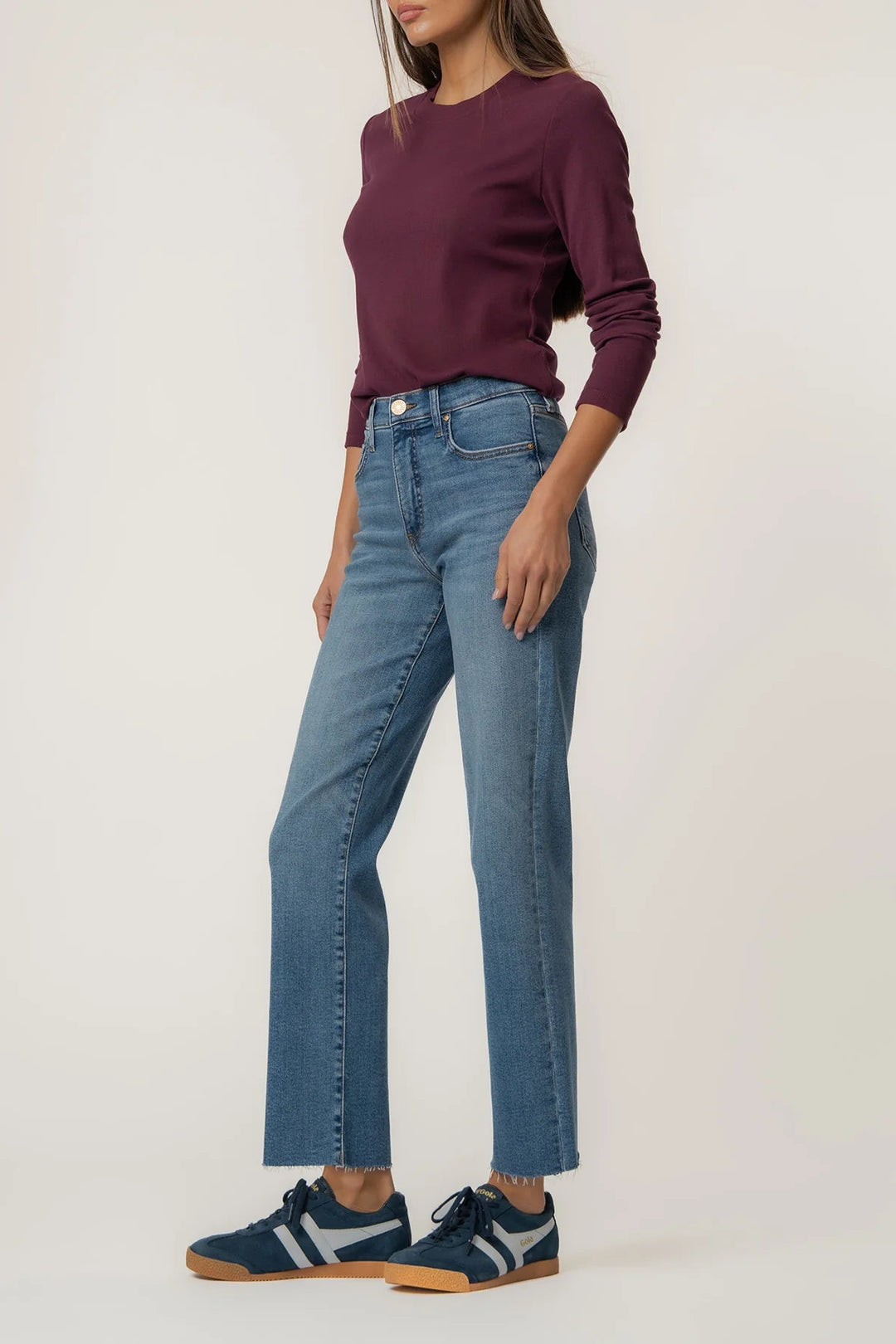 Avery High Rise Easy Straight Leg Jean