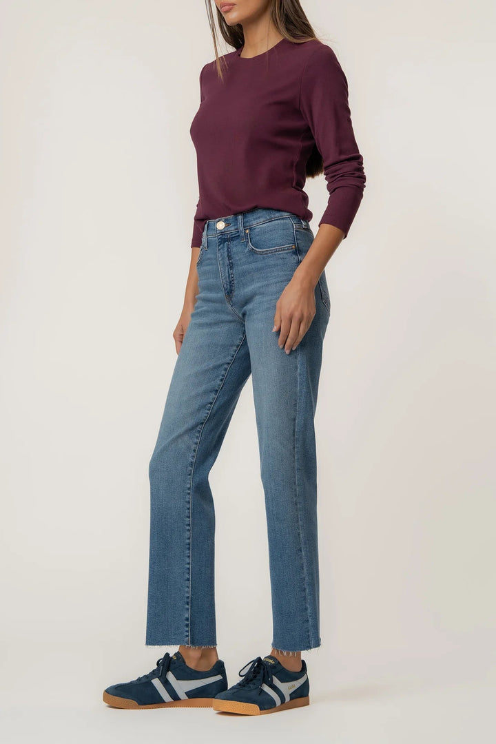 Avery High Rise Easy Straight Leg Jean