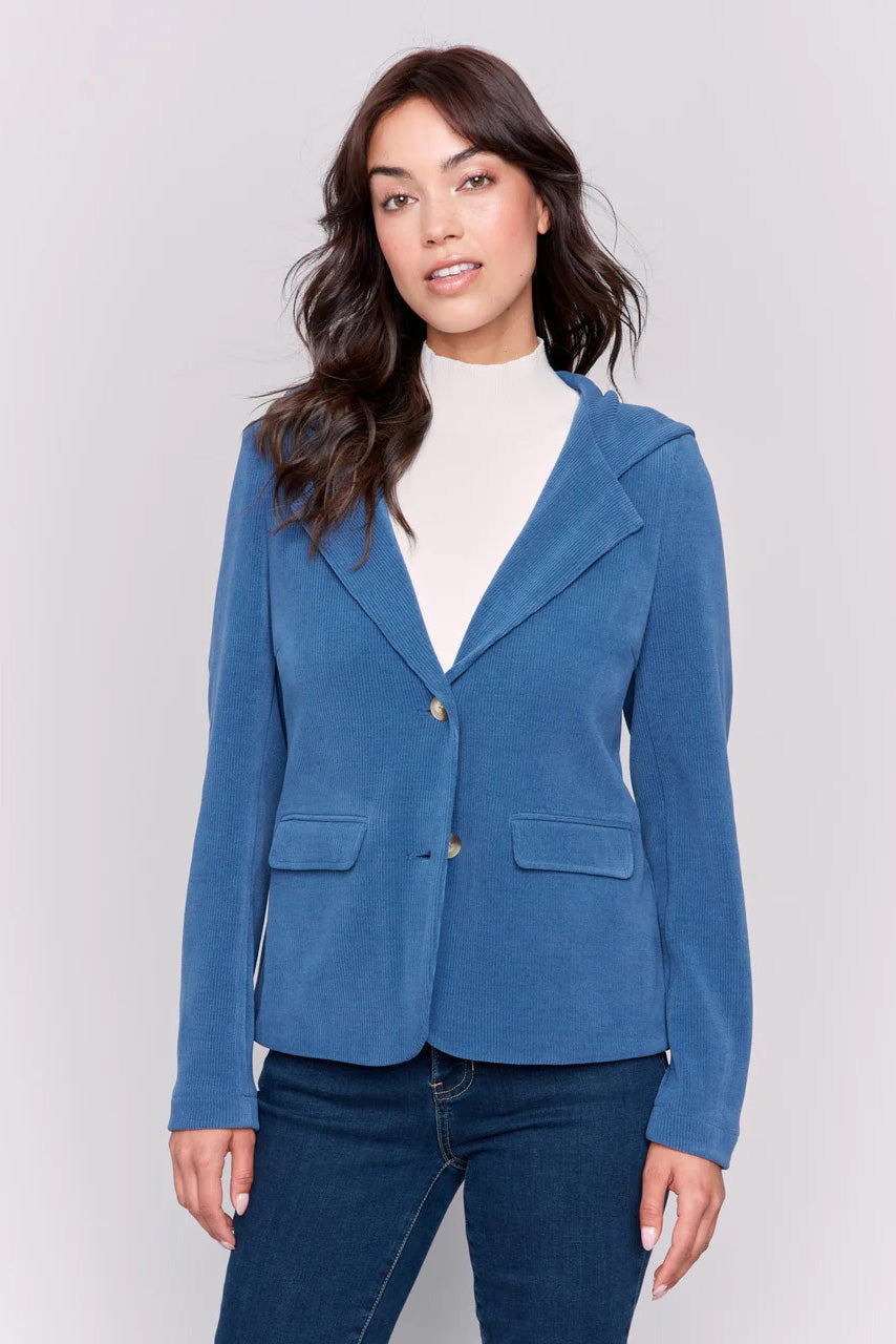 Knit Corduroy Jacket