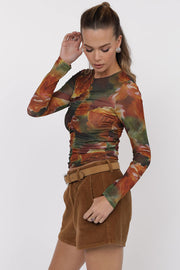 Heart Beats Mesh Top