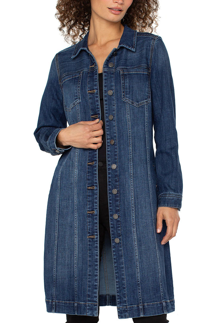 Long Length Trucker Jacket