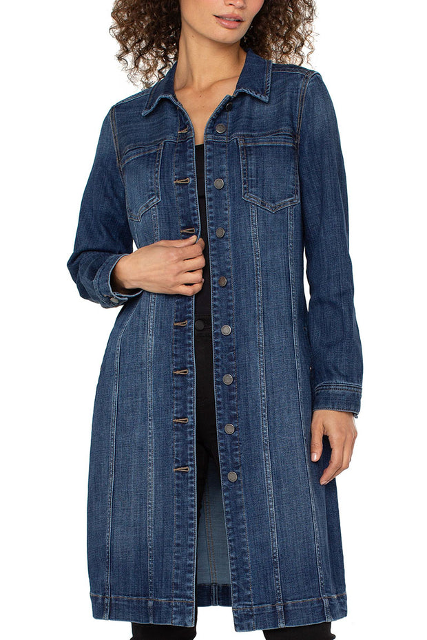 Long Length Trucker Jacket