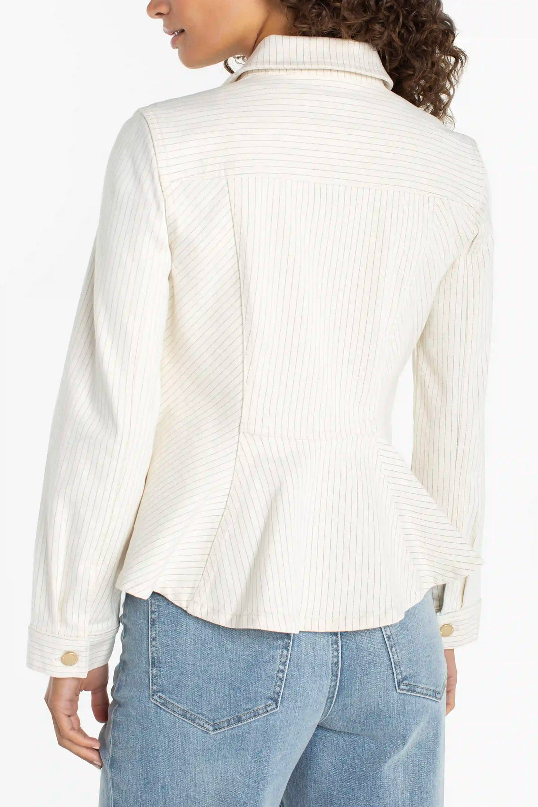 Fit and Flare Trucker Jacket