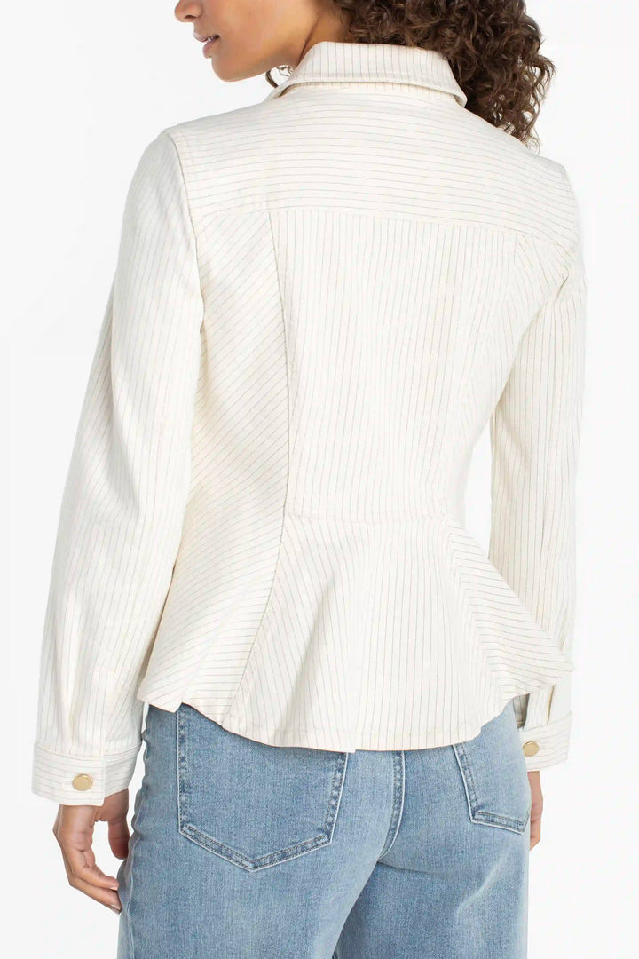 Fit and Flare Trucker Jacket