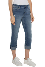 Cuffed Charlie Crop Skinny Jean