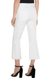 THE GIA GLIDER® CROP FLARE WITH FRAY HEM