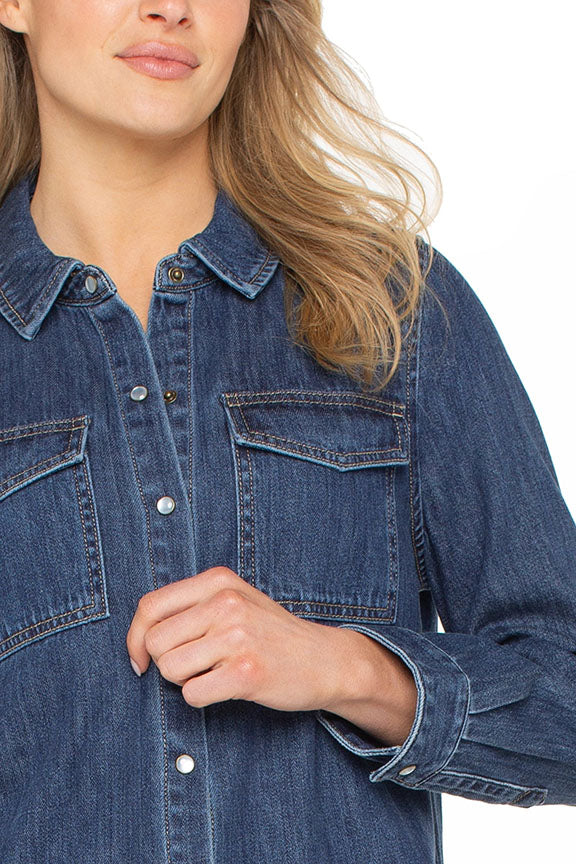 Denim Button Down Shirt