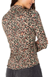 Mock Neck Knit Top