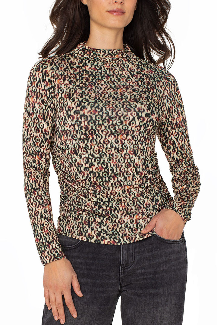 Mock Neck Knit Top