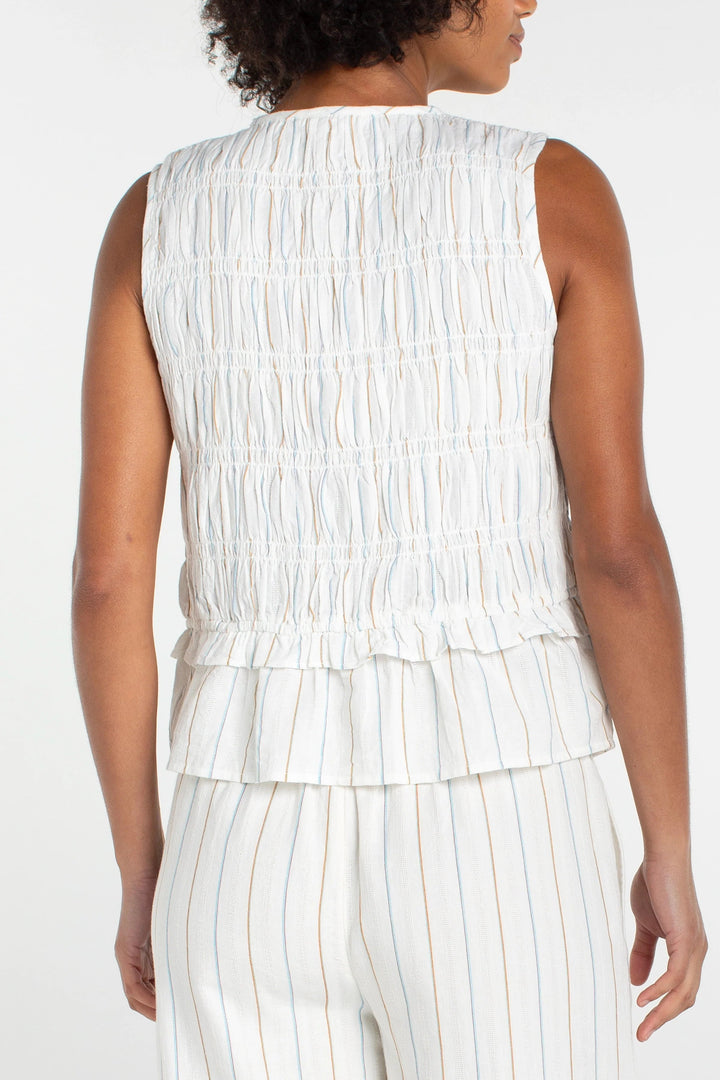 Sleeveless Stripe Top