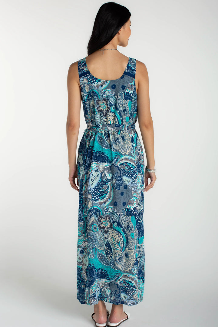 Sleeveless Woven Maxi Dress