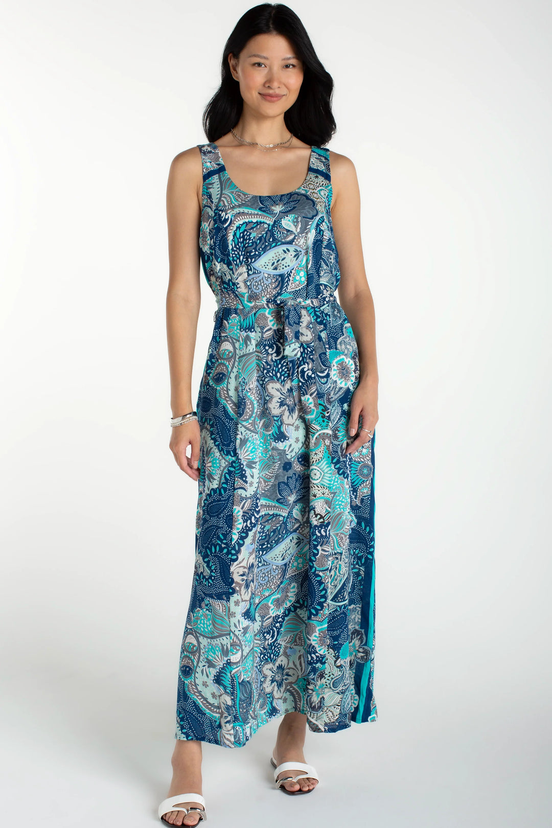Sleeveless Woven Maxi Dress