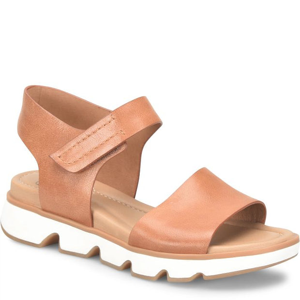 Morgan Leather Sandal - Luggage