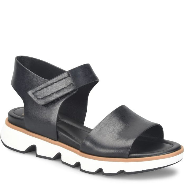 Morgan Leather Sandal - Black